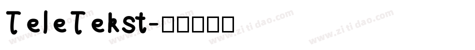 TeleTekst字体转换