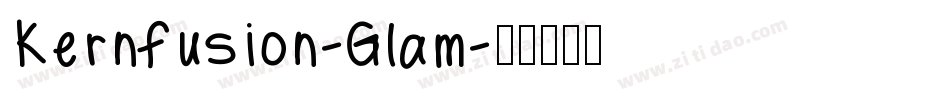 Kernfusion-Glam字体转换