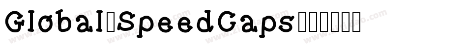 Global-SpeedCaps字体转换