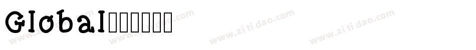 Global字体转换