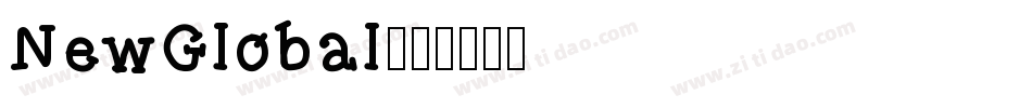 NewGlobal字体转换
