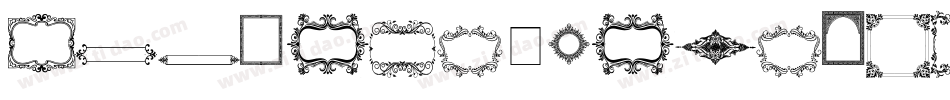 VintageFrames10-Xaqo字体转换