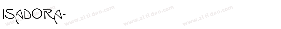 Isadora字体转换
