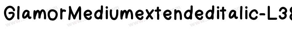 GlamorMediumextendeditalic-L38gn字体转换
