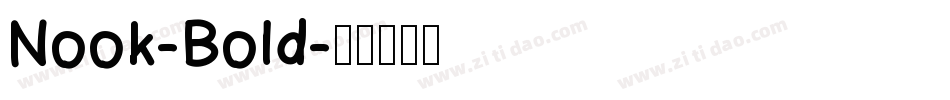 Nook-Bold字体转换