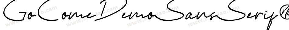 GoComeDemoSansSerif-2OW6w字体转换