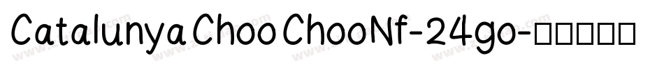CatalunyaChooChooNf-24go字体转换