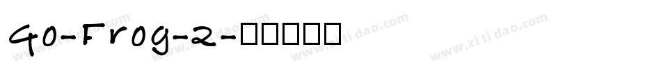 Go-Frog-2字体转换