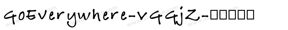 GoEverywhere-VGGjZ字体转换
