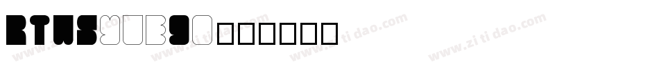 RTWSyueGo字体转换