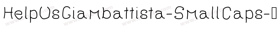 HelpUsGiambattista-SmallCaps字体转换