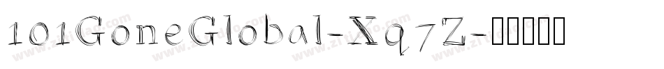 101GoneGlobal-Xq7Z字体转换