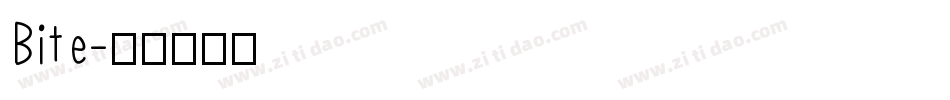 Bite字体转换