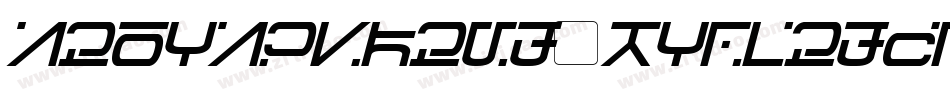 NixonScript-BoldItalic字体转换