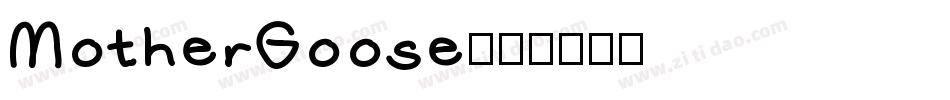 MotherGoose字体转换