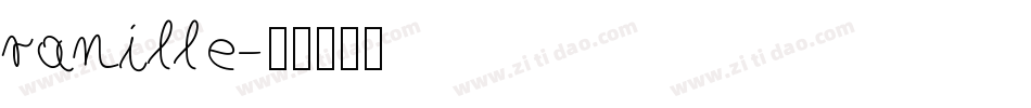 ranille字体转换