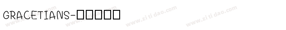 GRACETIANS字体转换