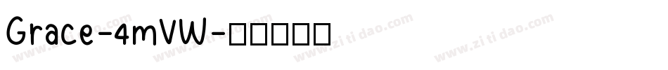 Grace-4mVW字体转换
