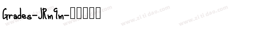 Grades-JRm9m字体转换