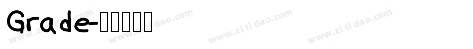 Grade字体转换
