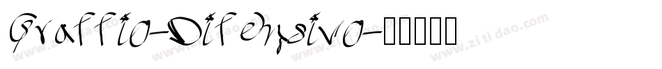 Graffio-Difensivo字体转换