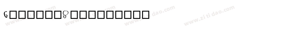 Graham-Bold字体转换