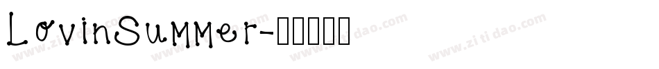 LovinSummer字体转换