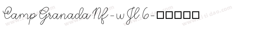 CampGranadaNf-wJl6字体转换