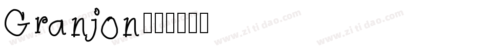 Granjon字体转换