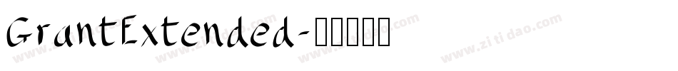 GrantExtended字体转换