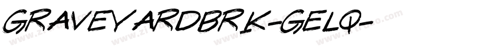 GraveyardBrk-geLq字体转换