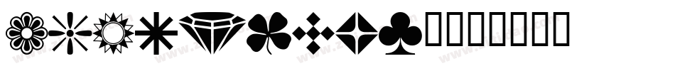 WMFlowers1字体转换