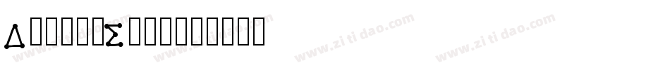 DottedSong字体转换