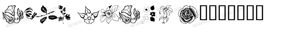 wmflowers2字体转换