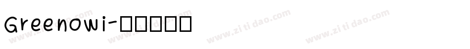 Greenowi字体转换