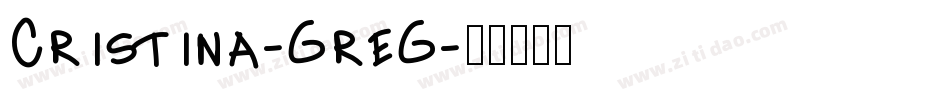 Cristina-GreG字体转换