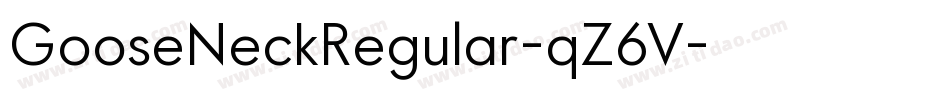 GooseNeckRegular-qZ6V字体转换