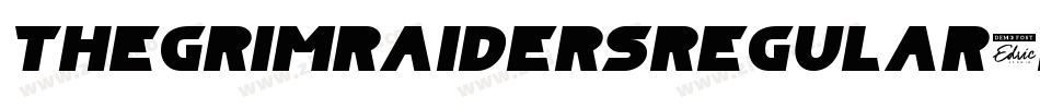 TheGrimRaidersRegular-BzP5字体转换