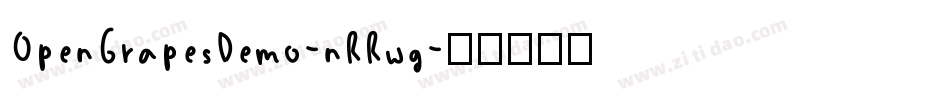 OpenGrapesDemo-nRRwg字体转换