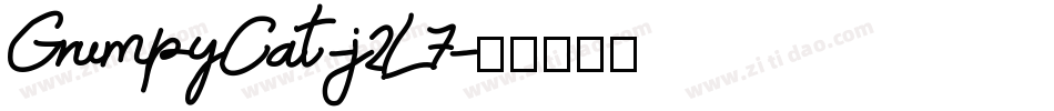 GrumpyCat-j2L7字体转换