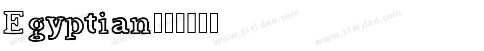Egyptian字体转换