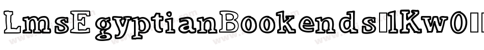 LmsEgyptianBookends-lKw0字体转换