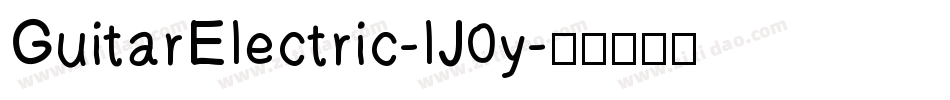 GuitarElectric-lJ0y字体转换