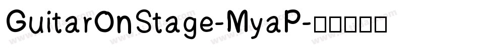 GuitarOnStage-MyaP字体转换