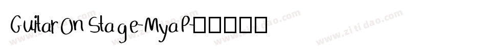 GuitarOnStage-MyaP字体转换