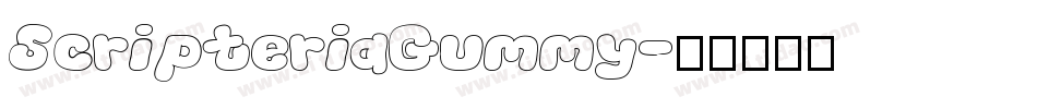 ScripteriaGummy字体转换