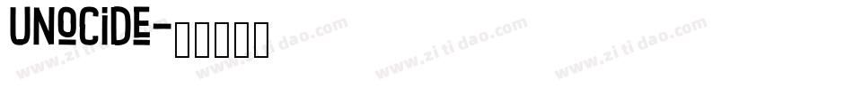 Unocide字体转换