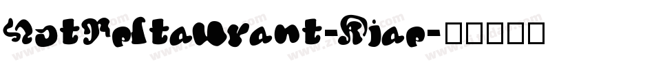 HotRestaurant-Kjae字体转换