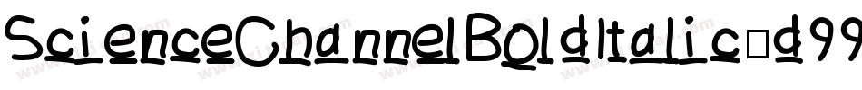 ScienceChannelBoldItalic-d9977字体转换