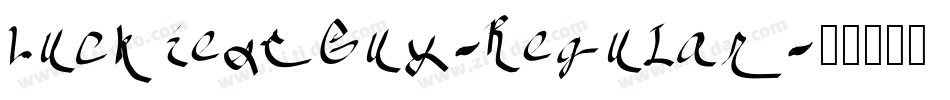 LuckiestGuy-Regular字体转换